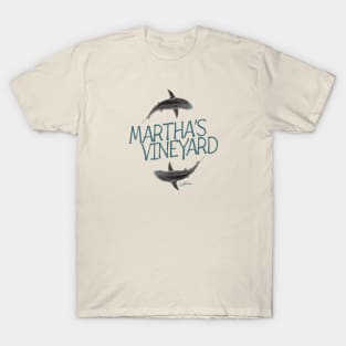 Martha's Vineyard, Massachusetts, Great White Sharks T-Shirt